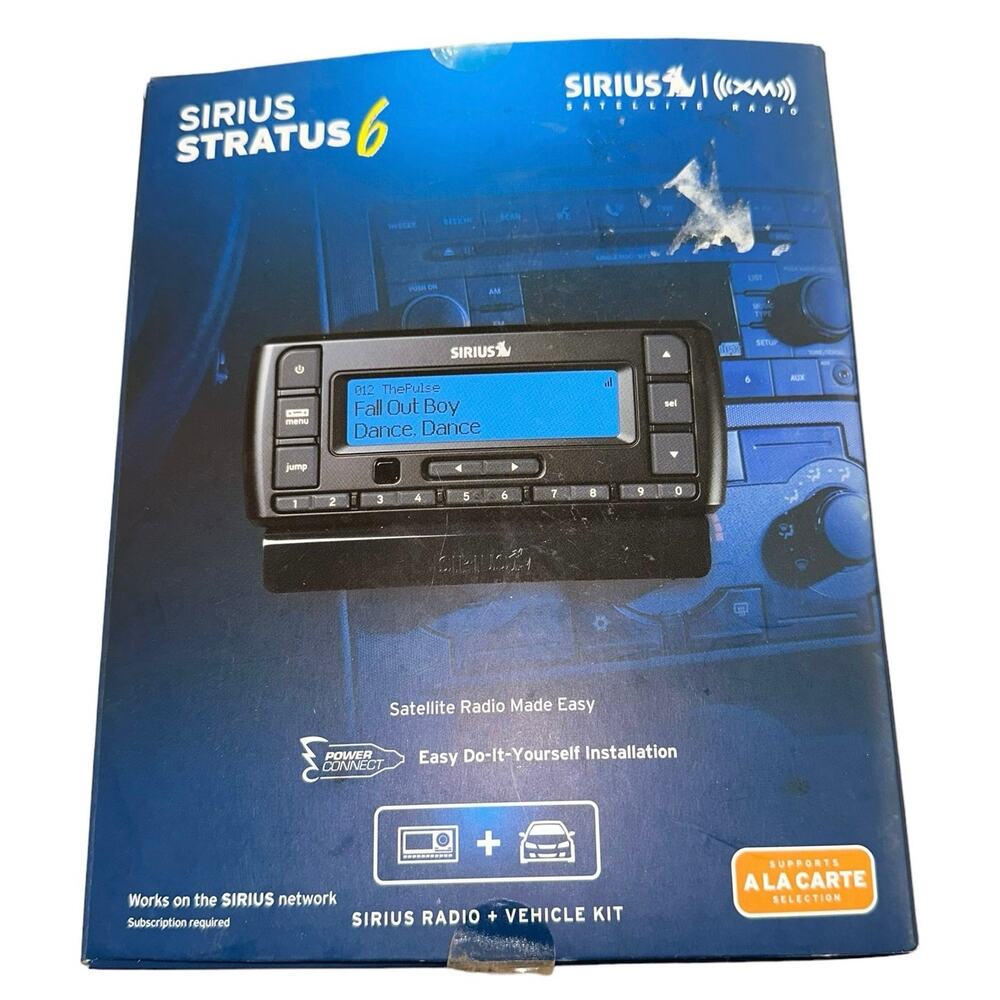 NWT Sirius‎ Stratus 6 Satellite Radio Vehicle Kit SDSV6V1 XM Car Receiver